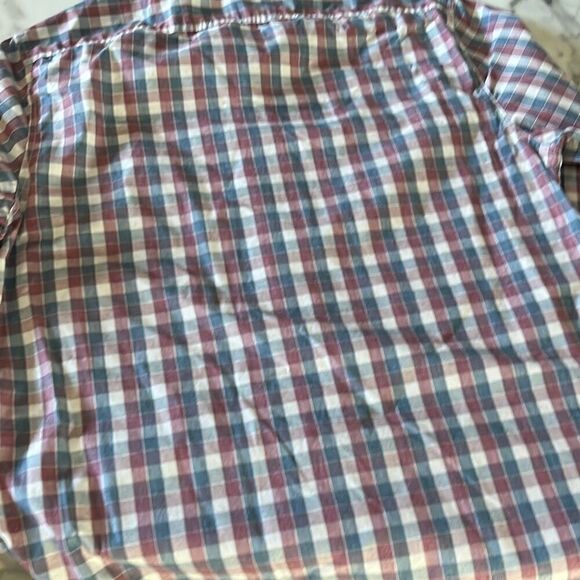Flag & Anthem Cotton Button Front Shirt Mens M - Picture 4 of 8